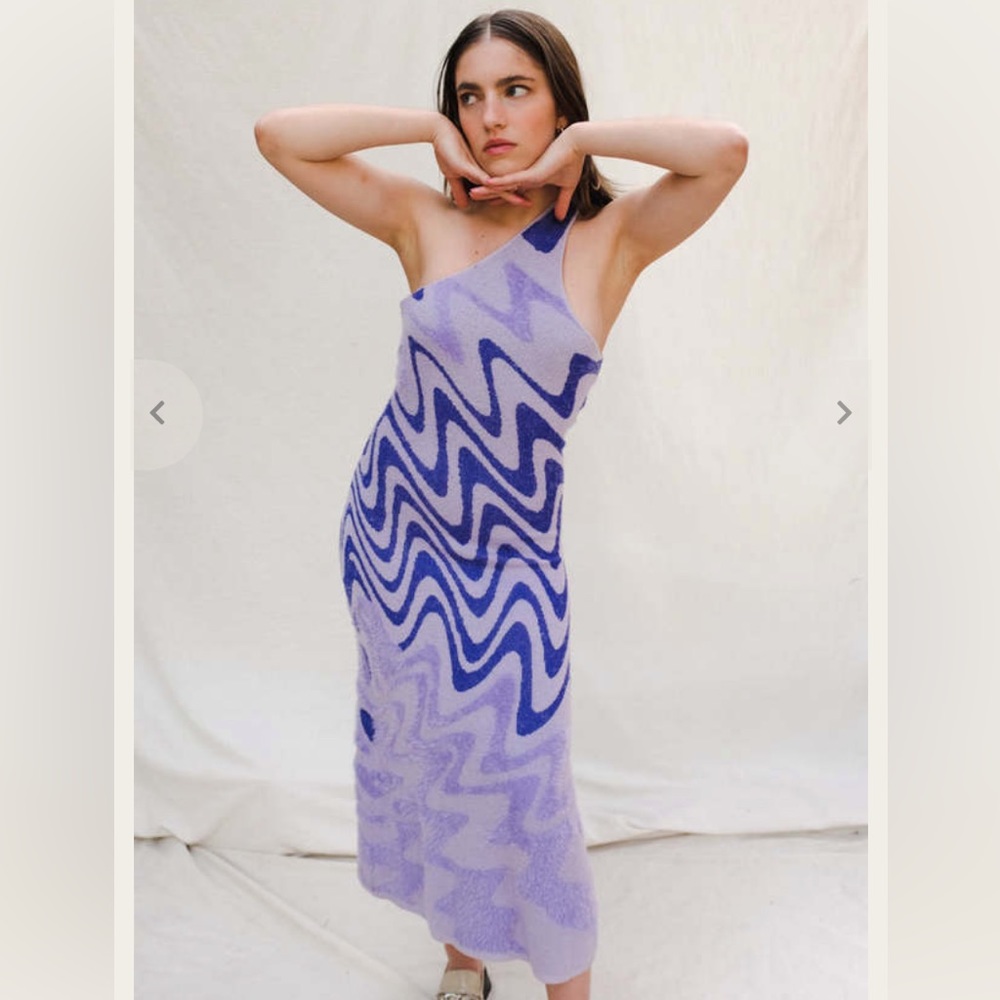 House of Sunny  Hockney Midi Dress